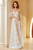 Load image into Gallery viewer, Gorgeous A Line Off the Shoulder White Lace Wedding Dress