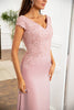 Load image into Gallery viewer, Mermaid Mother of the Bride Dress with Lace