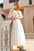 Load image into Gallery viewer, Print Tulle Midi Wedding Dress