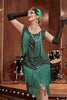 Load image into Gallery viewer, Plus Size Champagne Gatsby 1920s Flapper Dress with Sequins and Fringes