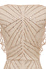 Load image into Gallery viewer, Sheath V Neck Light Khaki Mother of the Bride Dress with Beading