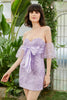 Load image into Gallery viewer, Sweetheart Purple Short Formal Dress with Appliques