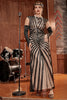 Load image into Gallery viewer, Mermaid Sequined Gatsby 1920s Flapper Dress