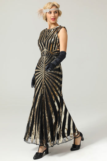 Mermaid Sequined Gatsby 1920s Flapper Dress