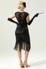 Load image into Gallery viewer, Sequins 1920s Fringe Dress