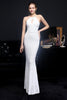 Load image into Gallery viewer, Silver Halter Sequins Party Dress