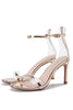 Load image into Gallery viewer, Golded Ankle Straps Prom Sandals