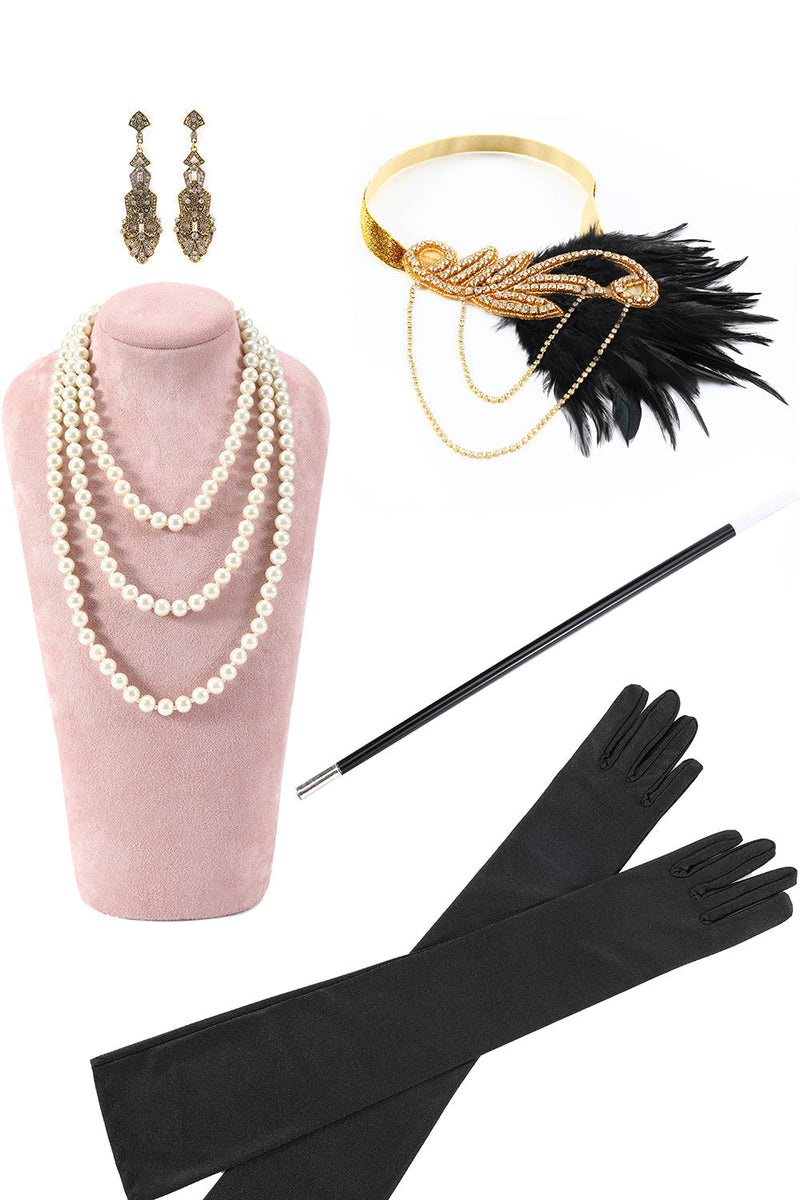 Load image into Gallery viewer, 1920s Party Accessories Five Pieces Sets