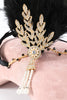 Load image into Gallery viewer, Black 1920s Feather Headband