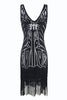 Load image into Gallery viewer, V Neck Sleeveless 1920s Dress