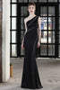 Load image into Gallery viewer, Black Mermaid Formal Dress with Beading