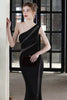 Load image into Gallery viewer, Black Mermaid Formal Dress with Beading