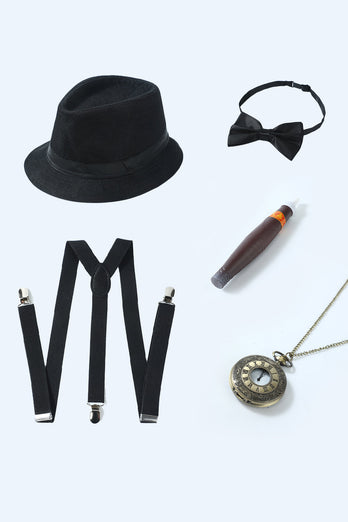 Coffee 1920s Accessories Set for Men