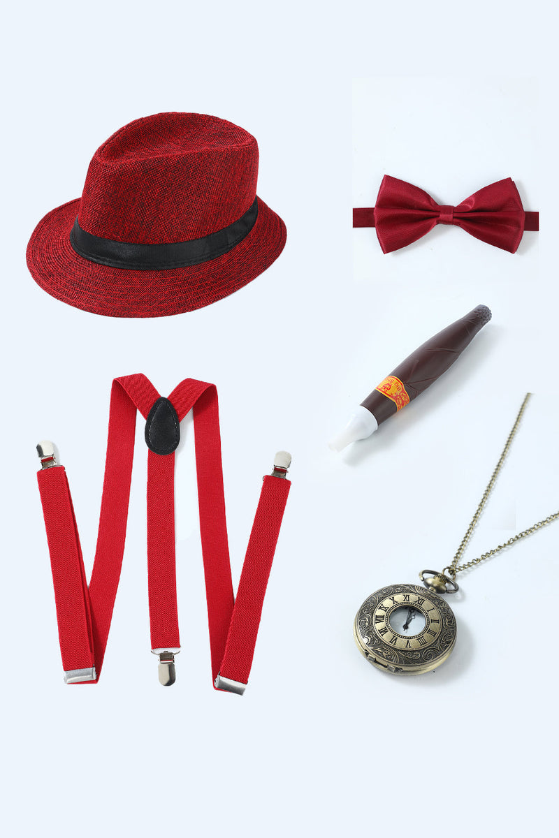 Load image into Gallery viewer, Coffee 1920s Accessories Set for Men