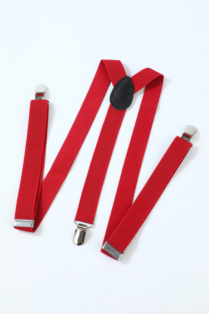 Load image into Gallery viewer, Red 1920s Accessories Set for Men