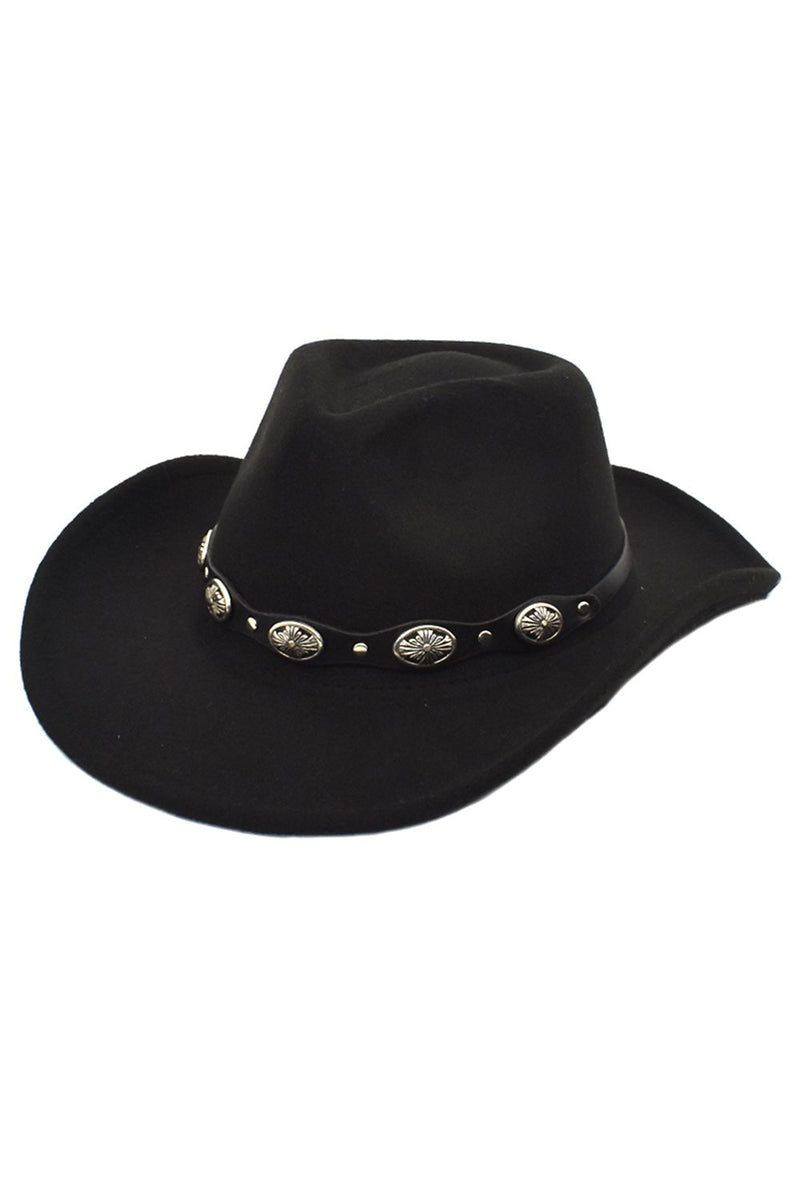 Load image into Gallery viewer, Black 1920s Bowler Hat with Rivet