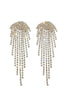 Load image into Gallery viewer, Gold Rhinestone Drop Earrings