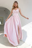 Load image into Gallery viewer, Blush Sequins Formal Dress with Slit