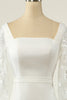 Load image into Gallery viewer, White Mermaid Long Sleeves Wedding Dress