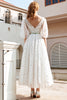 Load image into Gallery viewer, Print Tulle Midi Wedding Dress