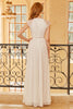 Load image into Gallery viewer, White Lace Mother Of The Bride Dress